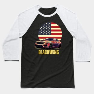 Cadillac CT5-V Blackwing US Flag Baseball T-Shirt